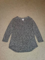 Liz Claiborne Sweater/Top Lightweight  - Women's Small - Gray