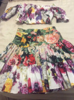 Dolce & Gabbana skirt and top authentic