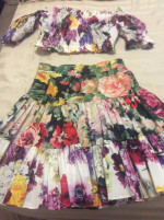 Dolce & Gabbana skirt and top authentic