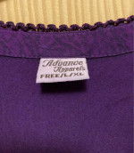 New, Embroidered, Tunic Top w/lace up front.