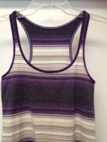 LULULEMON STRIPED TANK TOP Sz 4 or 6 Excellent