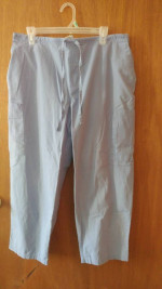 Womens Scrubs - Disney 101 Dalmatians Top & Light Blue Bottoms - L