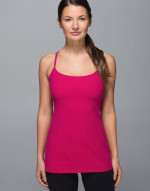 LULULEMON PINK DANCING WARRIOR STRAPPY TANK TOP Sz 4