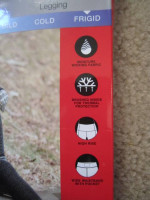 New Women's ClimateRight Base Layer Plush Warmth Frigid Leggings / Top