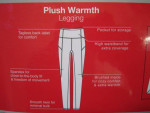 New Women's ClimateRight Base Layer Plush Warmth Frigid Leggings / Top