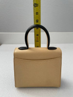 Coach Black/Tan Madison Gracie Top Handle Crossbody bag Italy