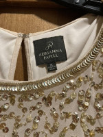 Glitz, Glamour, Style in Designer Adrianna Papell top - LIKE NEW
