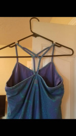 Like new blue and purple small workout top