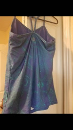 Like new blue and purple small workout top