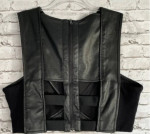 BCBG Nyella Black Faux Top