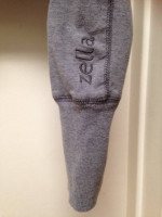 ZELLA GRAY CROP TOP COWL LONG SLEEVE THUMBHOLES