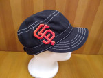 San Francisco Giants Womens Hat Flat Top New Era Army Cadet MLB Cap