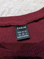Maroon Long Sleeve Top