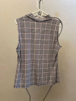 New Calvin Klein V-neck suit top