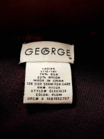 George Plum Purple Top Size Large