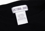 Victoria Jones Halloween Theme Satin Appliques & Beads Knit Top Sz M