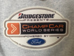 ChampCar Ladies White and Orange Strap Top