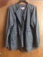 1-Long sleeve Koi scrub top Gray size XL