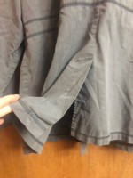 1-Long sleeve Koi scrub top Gray size XL