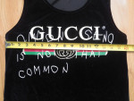 RARE Gucci Tank Top Sleeveless Black Shirt UNISEX Large