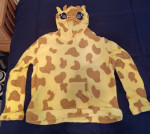Comfy Giraffe Outfit - Top & Bottom (Women's Size Large)