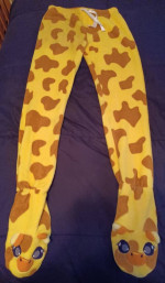 Comfy Giraffe Outfit - Top & Bottom (Women's Size Large)