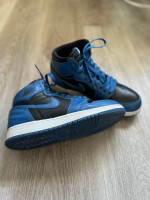 High Top Jordan 1- Dark Marina Blue