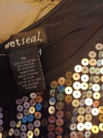 Sequins one-strap WetSeal top