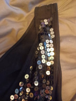 Sequins one-strap WetSeal top