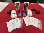 2 Apple iPhone XRs White &  Black 128GB Unlocked Orig. Boxes, Chargers, Earbuds