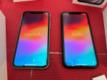 2 Apple iPhone XRs White &  Black 128GB Unlocked Orig. Boxes, Chargers, Earbuds