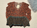NWT Boho style Blouse Top XS