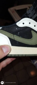 Travis Scott X Jordan 1 High top mocha used. 9.5 mens