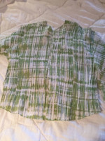 Vince silk top and Elle Tahari new skirt