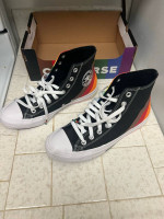 New Unworn Converse Rainbow Pride High-Top Chucks 2 Pairs 4M/6W & 6.5M/8.5W