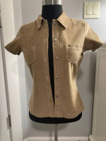 Vintage 90s Faux Suede Morgan Sport Top