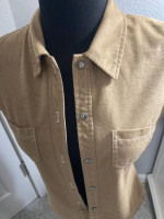 Vintage 90s Faux Suede Morgan Sport Top