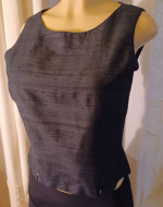 Vintage Henri Bendel Sleeveless Silk Top