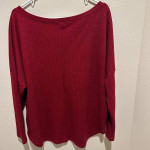 Comfy & Loose-Fitting Lucky More Waffle Weave Top