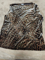 Leopard Print Top-XL-ish?