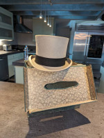 Vintage late 1800s top hat vg cond