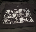 Taco Bell Women’s T-shirt Top Employee Uniform Short Sleeves Size S