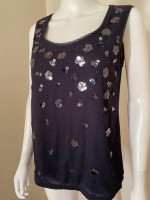 JONES NEW YORK NAVY TOP Size Small