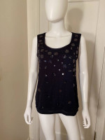 JONES NEW YORK NAVY TOP Size Small