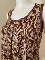 JONES NEW YORK ANIMAL PRINT TOP Size Small