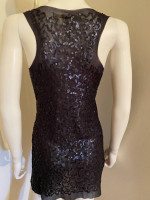 NAVY SEQUIN TOP Size Small