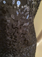 NAVY SEQUIN TOP Size Small