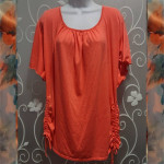 WOMENS 2PC SHEER FLORAL PLUS SIZE 22/24 TOP