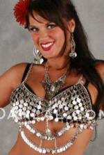 VINTAGE COIN BELLY DANCE TOP