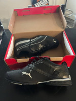 Puma White or Black Low Top Mens 10